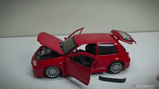 Unboxing Volkswagen golf R32 1/24 by Maisto