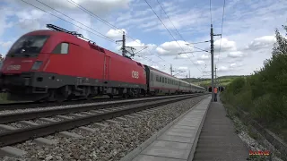 Austria Fast trains 160 km h   200 km h   230 km h   Westbahn   Wienerwaldtunnel Westportal 4K