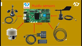 How to use different types of sensors with Huidu controllers C15 D15 D05