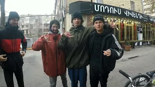 Первый памп-трек Армении катаные с друзьями бмх
