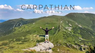 Hiking 100 km alone in the Carpathian mountains