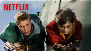 魔法界のスポーツ「クィディッチ」の才能を発揮するハリー🧹 | ハリー・ポッターと賢者の石 | Netflix Japan
