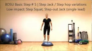 BOSU Cardio Workout Basic Steps Demo | Marina Aagaard, MFE