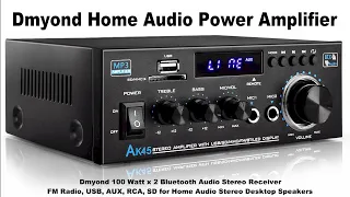 Dmyond AK45 Bluetooth Audio Stereo Receiver Sound Test