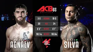 Батраз Агнаев vs. Тиаго Сильва | Batraz Agnaev vs. Thiago Silva | ACB 65