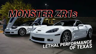 200MPH Street Race 🤯 Baddest ZR1s in Central Texas | Lethal1 | PapiZR1 | GreyMatter | SA Fast ZR1 +