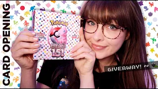 ASMR ❤️ Pokemon 151 Card Opening ✧ Whispers, Tapping & Crinkly Packaging Sounds!