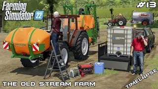 Spreading SLURRY and FERTILIZER on fields | The Old Stream Farm | Farming Simulator 22 | Episode 13