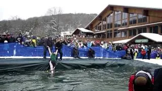 Holiday Valley Pond Skimming and Cardboard Box Race 2013