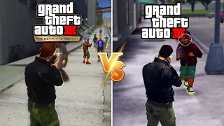 GTA 3 Remastered vs Original - Physics and Details Comparison