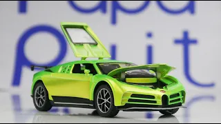 Бугатти Чентодечи - тачка ценою в миллиард - обзор металлической машинки Bugatti Centodieci