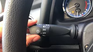 TOYOTA COROLLA - HOW TO TURN ON AND OF HEADLIGHTS