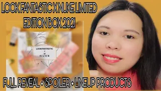 FULL REVEAL SPOILER LOOKFANTASTIC X NUXE BEAUTY BOX 2021 LINEUP | WORTH OVER £100 |UNBOXINGWITHJAYCA