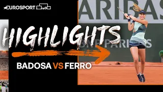 Paula Badosa eases through to the next round against Ferro | 2022 Roland Garros | Eurosport
