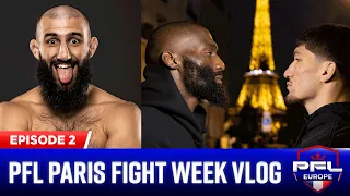 PFL Paris: Inside Fight Week Vlog | Episode 2 [Cédric Doumbé and Baki face off at the Eiffel Tower]