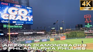 MLB in Philly! ⚾️ Gameday at Citizen Bank Park for Arizona Diamondbacks @ Philadelphia Phillies [4K]