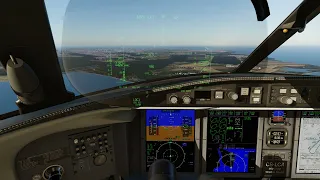 Hot Start Challenger 650 | Approach and Landing in busy EKCH | VATSIM Event | XP12