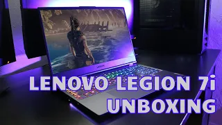 LENOVO LEGION 7i UNBOXING! My retail version of the laptop has arrived!