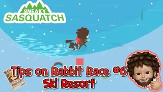 Sneaky Sasquatch - Tips on how to cheat on Rabbit Race #6, the Ski Resort