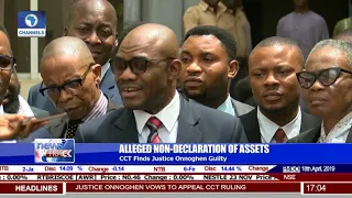 Alleged Non-Declaration Of Assets:  CCT Finds Justice Onnoghen Guilty