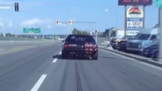 Blown Mustang Rolling Burnouts