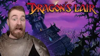 THIS GAME IS REALLY HARD!! | My first time playing Dragon's Lair (1983)