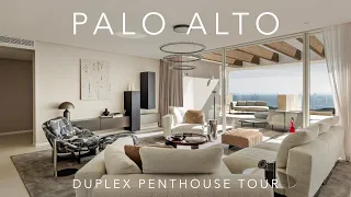 Duplex Penthouse Tour: Mountaintop Luxury Penthouse in Marbella with Sea Views in Palo Alto