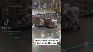 Inside the Amazon Flex Warehouse