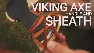 VIKING Axe Handle and Wooden Sheath - Viking Crafts (Ep. 7)