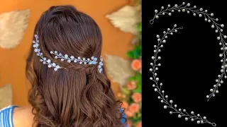 DIY Hair Vine for Hairstyle ll TUTORIAL How to make Hair vine ll Handmade Hair Accessories #fashion