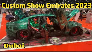 [4K] Custom Show Emirates 2023 Complete Walk Tour - The Biggest Custom Cars and Bike Show