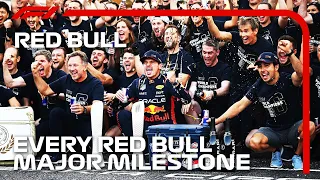 From F1's New Kids To Six-Time Champions: Every Red Bull Major Milestone