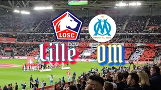 Vlog ⚪️🔴Lille - olympique de Marseille🔵⚪️(3-1) Lille confirme,l'om s'enfonce.Ligue1,résumé!