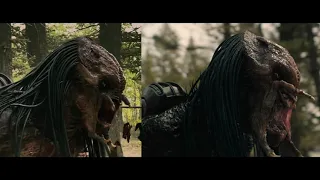 Feral Predator Practical vs CGI comparison