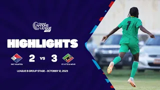 Highlights | Sint Maarten vs St. Kitts & Nevis | 2023/24 Concacaf Nations League
