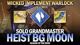 Solo GM Heist BG Moon w/ Wicked Implement Stasis Warlock [Destiny 2]