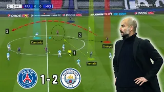 Pep Guardiola's Two No.10s & Wide Triangles | PSG vs Man City 1-2 | Tactical Analysis by Nouman