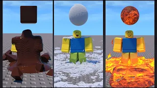 raining CHOCOLATE, SNOW, LAVA, MILK and more in roblox