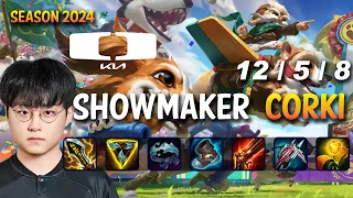 DK ShowMaker CORKI vs VEX Mid - Patch 14.11 KR Ranked MASTER | lolrec