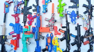 Collecting 7 Sniper Gun BLAZE STORM GUN REVOLVER AK47  Gun M16 Sniper Gun Power Ball Gun SUPER GUN