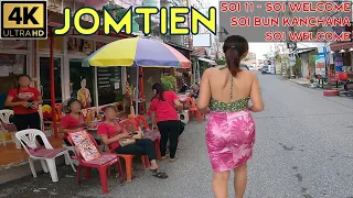 Jomtien Beach Road  Soi Welcome   Soi Bun Kanchana   Soi 11   Soi Whitehouse   2023 Pattaya Thailand