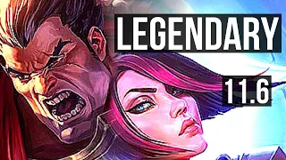 DARIUS vs FIORA (TOP) | 12/0/1, 9 solo kills, Legendary, 600+ games | KR Diamond | v11.6