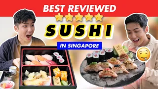 BEST REVIEWED SUSHI in Singapore!