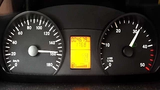 Mercedes Sprinter 313 CDI Acceleration 0-100 Top Speed Test