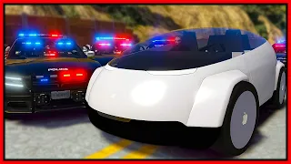 GTA 5 Roleplay - SELF DRIVING APPLE CAR TROLLS COPS | RedlineRP