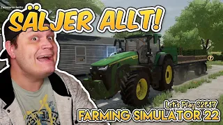 SÄLJER ALLT PÅ GÅRDEN OCH KÖPER FÄLT! | Farming Simulator 22 - S2E17