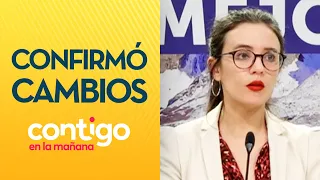 CONFIRMÓ NUEVO GABINETE: Ministra Vallejo se refirió a cambios del Gobierno - Contigo en la Mañana