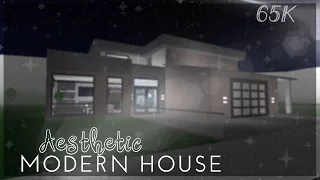 Roblox || Bloxburg: 65k 2 Story Modern Home || House Build