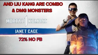 MK1 JANET CAGE & LIU KANG COMBO MADNESS BEGINNER TO ADVANCED 🔥 🔥 🔥 #janetcage #mortalkombat1