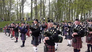 I See Mull and Shoals Of Herring performed by the Massed Highland Pipe Bands outside Dunrobin Castle